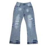 Джинсы Gallery Dept. LA Flare Patchwork "Light Blue"