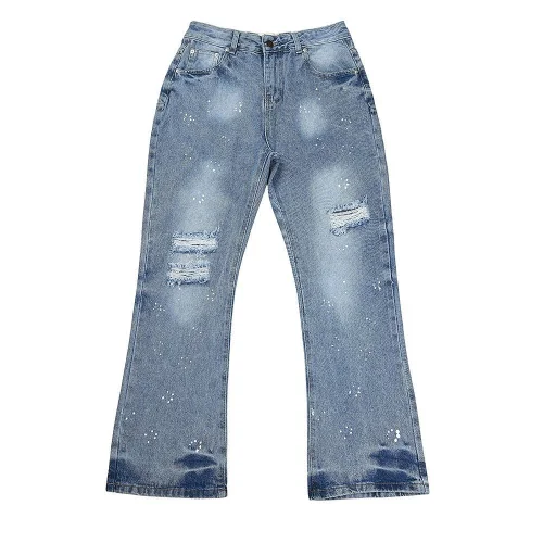 Джинсы Gallery Dept. LA Flare Patchwork "Light Blue"