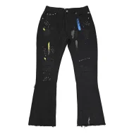 Джинсы Gallery Dept. LA Flare Splash "Black/Multicolor"