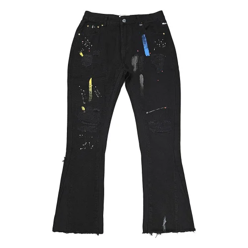 Джинсы Gallery Dept. LA Flare Splash "Black/Multicolor"