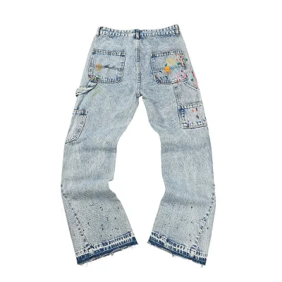 Джинсы Gallery Dept. LA Flare Reconstructed "Light Blue" фото № 2