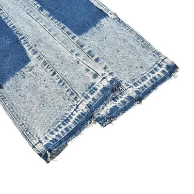 Джинсы Gallery Dept. LA Flare Reconstructed "Light Blue" фото № 3