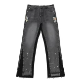 Джинсы Gallery Dept. LA Flare Distressed Paint "Grey"