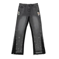 Джинсы Gallery Dept. LA Flare Distressed Paint "Grey"