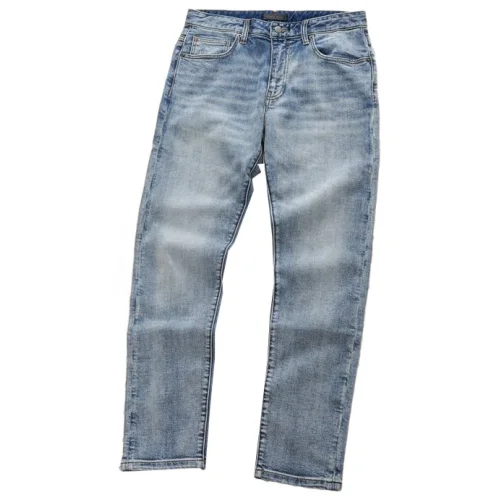 Джинсы Prada With Emblem "Blue/Gray"