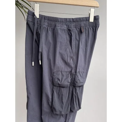 Джоггеры Stone Island Membrana 3L "Black/Gray" фото № 7