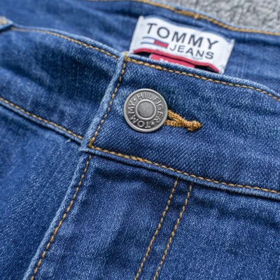 Джинсы Tommy Hilfiger With Logo "Blue" фото № 3