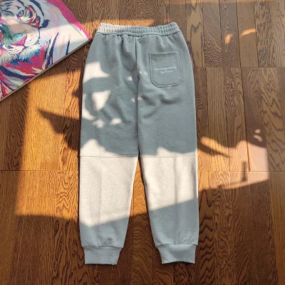 Штаны Alexander Wang With Logo Brand "White/Gray" фото № 5