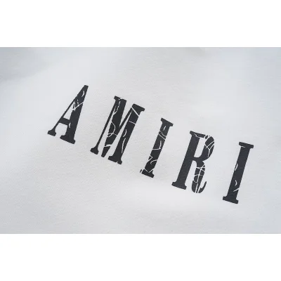 Штаны Amiri Print Below - Cracks "White" фото № 5