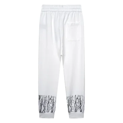 Штаны Amiri Print Below - Cracks "White" фото № 7