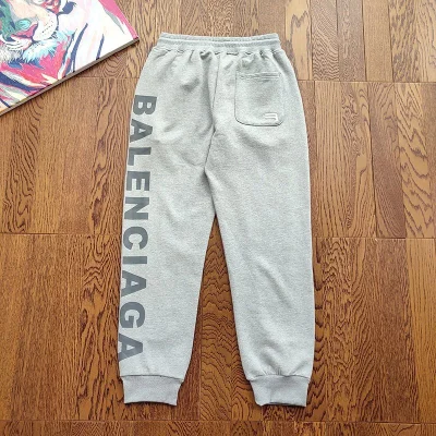 Штаны Balenciaga With Large Text Brand Logo "Gray" фото № 7