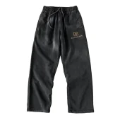 Штаны Balenciaga Small Gold Logo And Two Pockets "Black"