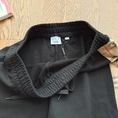 Штаны Burberry With Strip In A Cage "Black" фото № 5