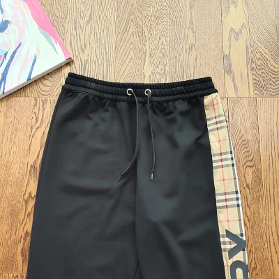 Штаны Burberry With Strip In A Cage "Black" фото № 4