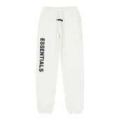 Штаны Fear Of God With Black Text Logo "White"