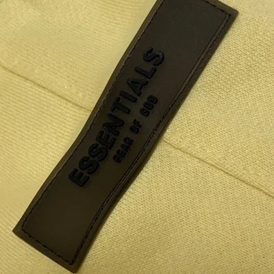 Штаны Fear Of God Sports - With Text Logo "Yellow" фото № 4