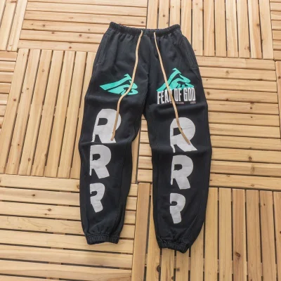 Штаны Four Caccus X Fear Of God With Logo "Black" фото № 8