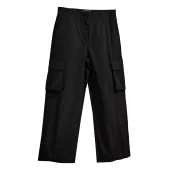 Штаны Miu Miu Backside White Logotype Logo Miu Miu "Black"