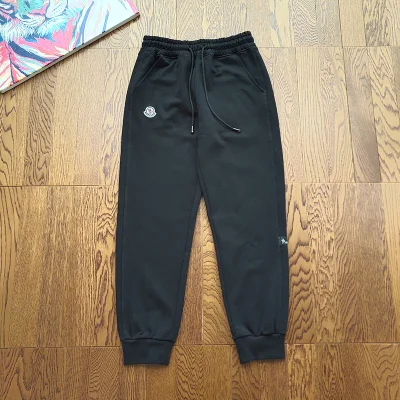 Штаны Moncler With Brand Logo And Patch "Black" фото № 2