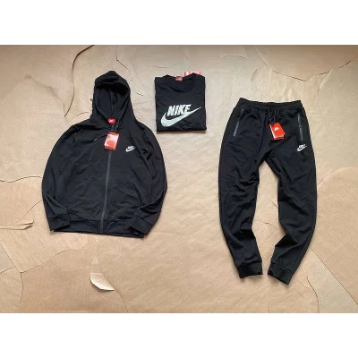 Штаны Nike Checkmark And Text Logo "Black" фото № 9