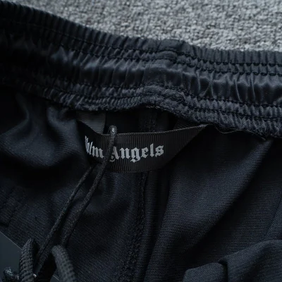 Штаны Palm Angels With Text Logo Patch "Black" фото № 2