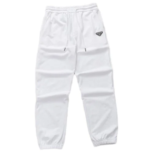 Штаны Prada Triangle Small Log "White"