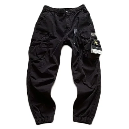 Штаны Stone Island Tapered With Big Pockets "Black"