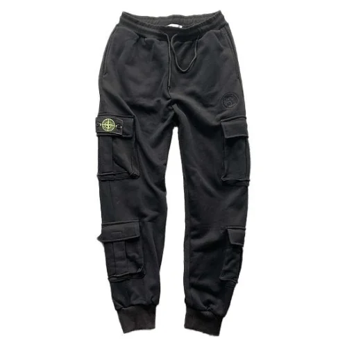 Штаны Stone Island Logo Pockets "Black"