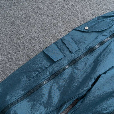 Штаны Stone Island ZIP With Logo Brand "Blue" фото № 3