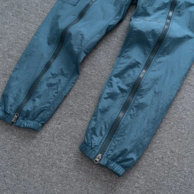 Штаны Stone Island ZIP With Logo Brand "Blue" фото № 8