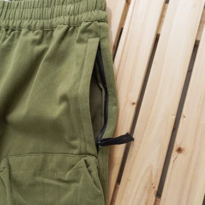 Штаны Stone Island With Rivet Pockets "Olive" фото № 8