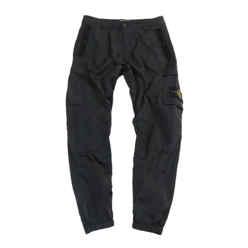 Штаны Stone Island Pocket With Star Logo "Black"