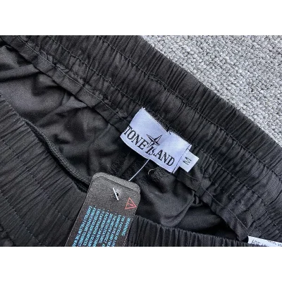 Штаны Stone Island Logo In Fashionable Style "Black" фото № 8