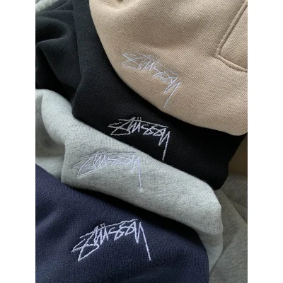 Штаны Stussy With Logo And Pocket "Black" фото № 3