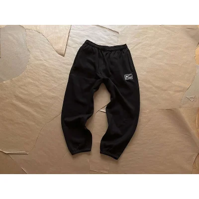 Штаны Stussy X Nike With Logos "Black" фото № 7