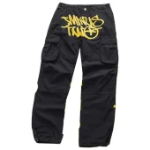Штаны Stussy With The Inscription Of The Logo "Black/Yellow"