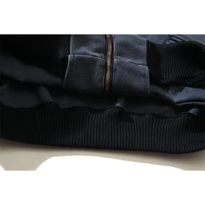 Бомбер Gallery Dept X Four Caccus With Yellow Text Logo "Gray/Blue" фото № 6