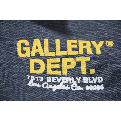 Бомбер Gallery Dept X Four Caccus With Yellow Text Logo "Gray/Blue" фото № 8