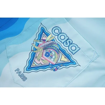 Рубашка Casablanca Sea Waves "Blue" фото № 3 Рубашка Casablanca Sea Waves "Blue" фото № 3