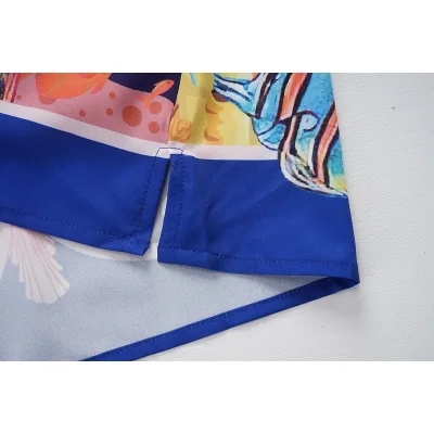 Рубашка Casablanca Marine Life "Blue" фото № 3