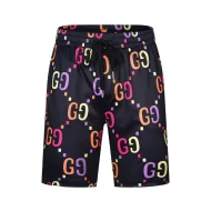 Шорты Gucci Letter Bright Print "Black"