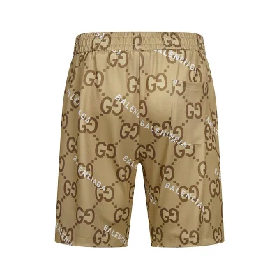 Шорты Letters Print And Inscription Balenciaga "Brown" фото № 2