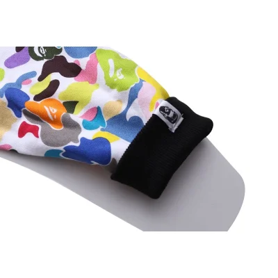 Худи A Bathing Ape Colored Sleeve And Pocket Zip "Black" фото № 3