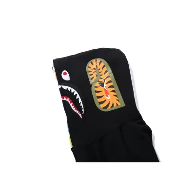 Худи A Bathing Ape Colored Sleeve And Pocket Zip "Black" фото № 4