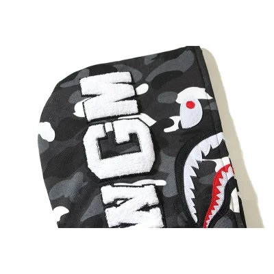 Худи A Bathing Ape Pocket Camouflage Shark On Hood Zip "Black" фото № 4 Худи A Bathing Ape Pocket Camouflage Shark On Hood Zip "Black" фото № 4
