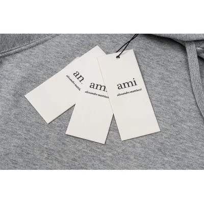 Худи Amiri One-Color - With The Brand Logo "Gray" фото № 6