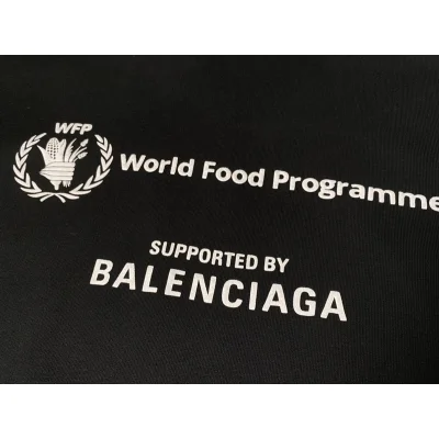 Худи Balenciaga WFP Logo "Black" фото № 3