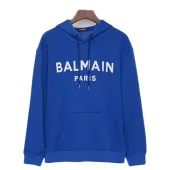 Худи Balmain Logo Balmain Paris "Blue"