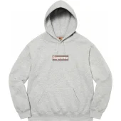 Худи Burberry X Supreme Logo On A Checkered Print "Gray"