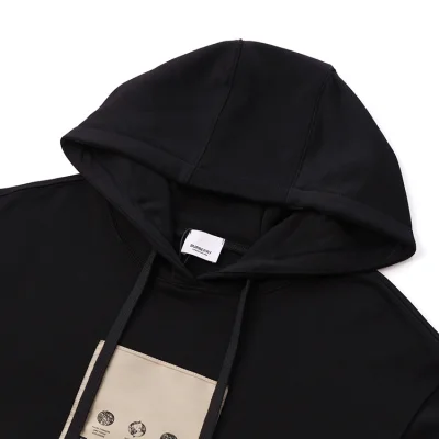 Худи Burberry Natural Cotton "Black" фото № 8